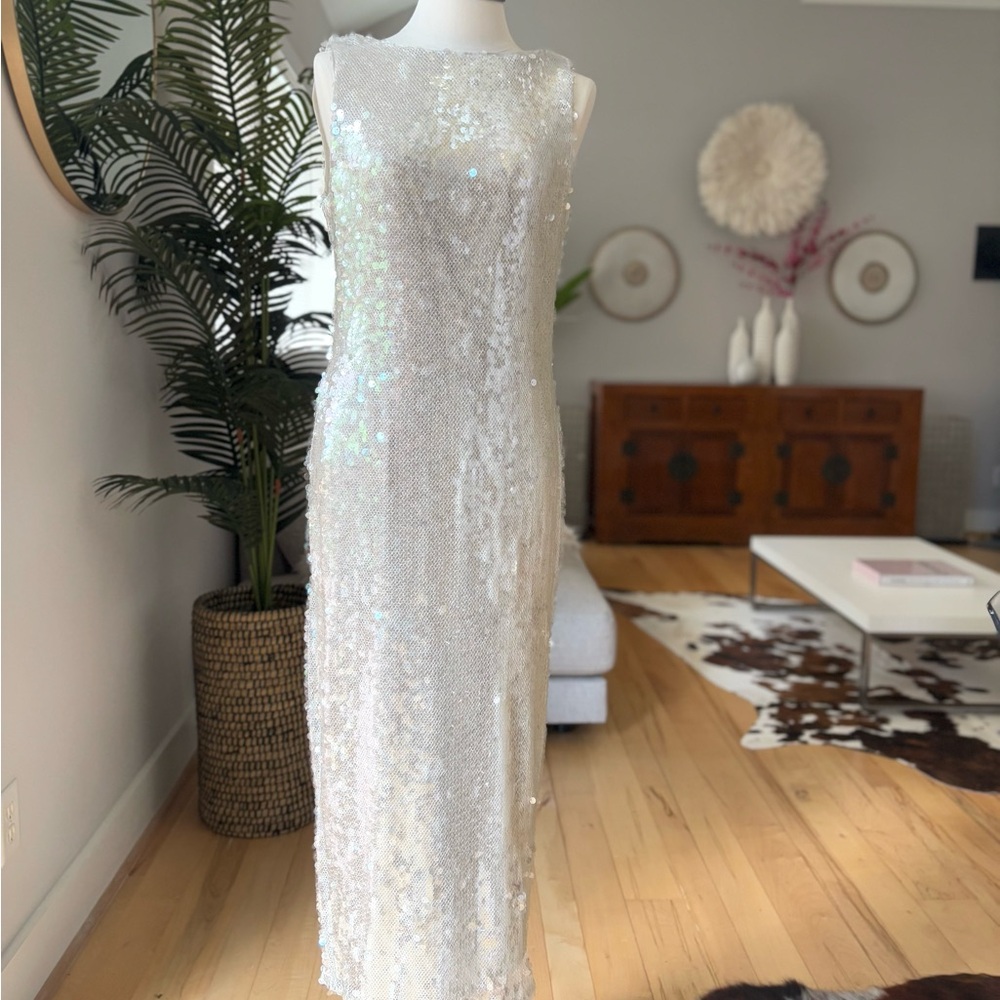 Alex Marie Elegant Cream Dress